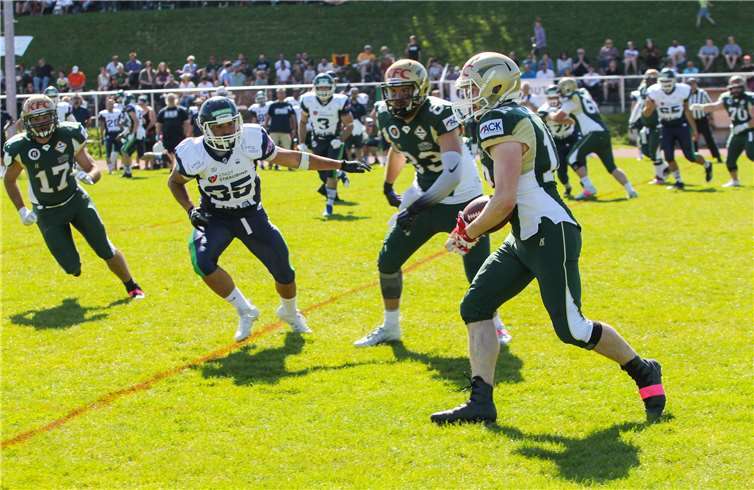 Kein leichter Gegner waren die Farmers für die Gäste aus Straubing, aber eben auch nicht stark genug.