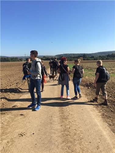 Keine Wolke war am Himmel zu sehen.Foto: privat