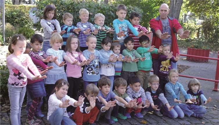Kelly Sach vermittelte den Kindern einige hilfreiche Tipps zum eigenen Schutz.Privat