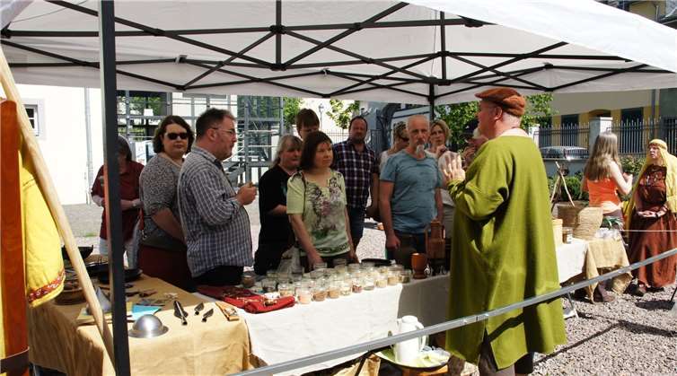 Keltentag im Münstermaifelder Rosengarten: Den ganzen Tag über war was los. Fotos: privat