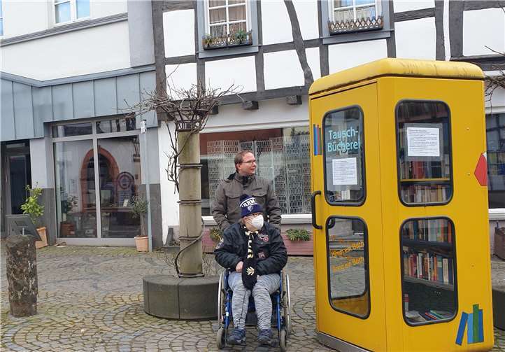 Kerstin Schütte und Holger Wolf unterwegs in Unkel. Foto: privat
