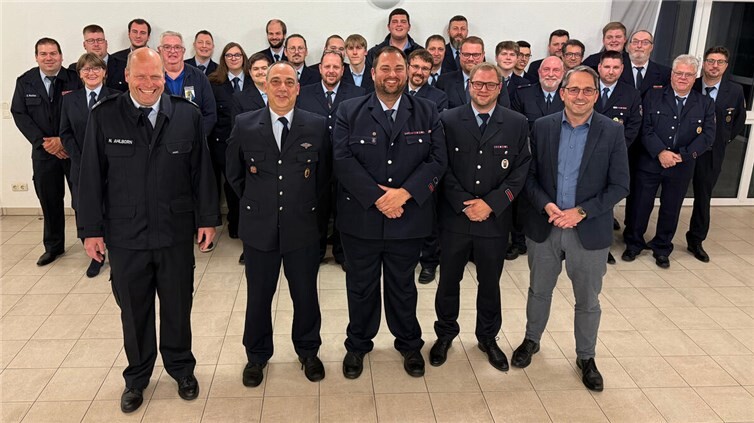 Kevin Schlemmer übernimmt Amt als stellvertretender Wehrführer in Marienrachdorf. Fotos: Tim Heidrich