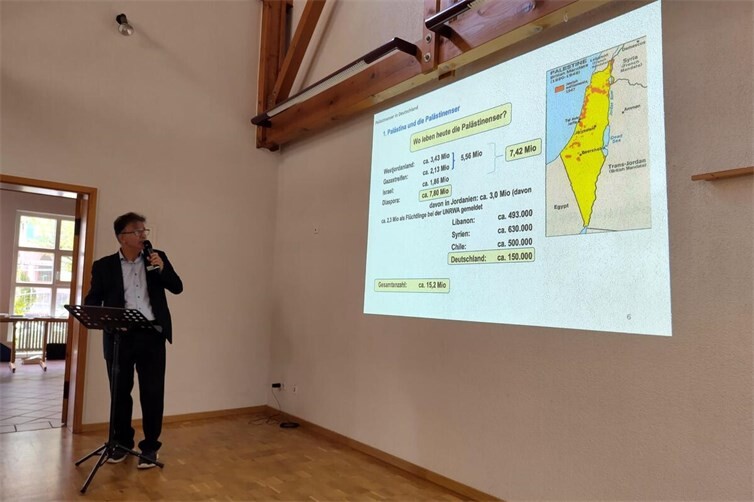 Khaled Shomali berichtet über die Situation der Palästinenser in Deutschland