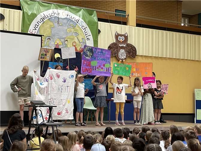 „Kinder haben Rechte!“ - unter diesem Motto standen die diesjährigen Projekttage der EGS Meckenheim im Fach Religion. Foto: privat