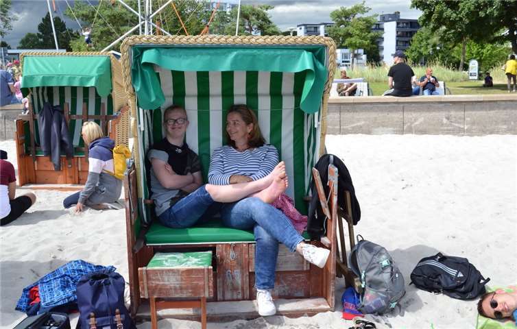 Kinder und Betreuer hatten viel Spaß am Ostseestrand. Fotos: Bunter Kreis Rheinland