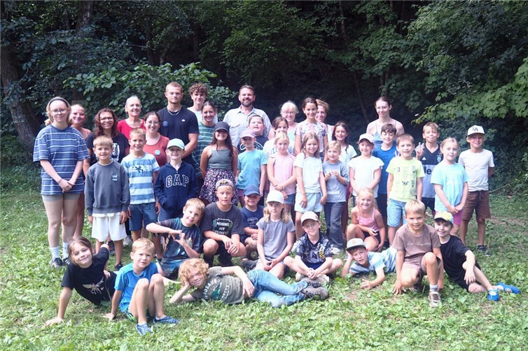 Kinder und Betreuungsteam hatten wieder viel Spaß bei der Sommerferienbetreuung im Brexbachtal.