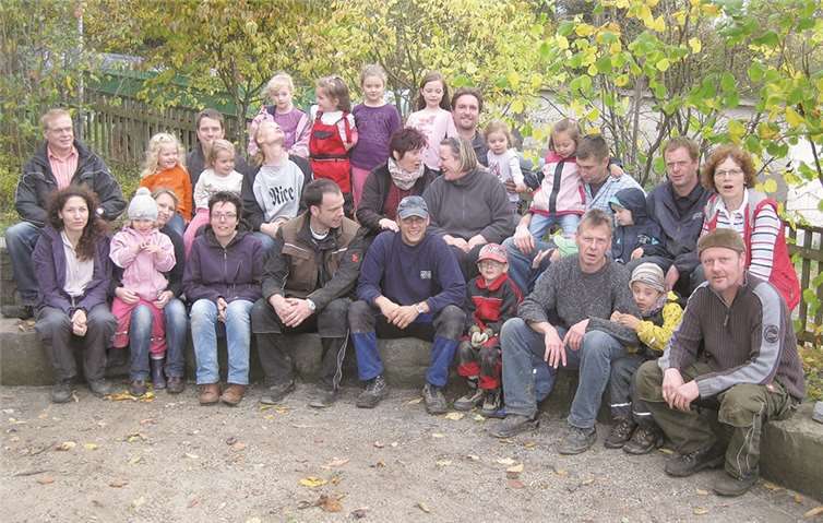 Kinder und Eltern der Kindertagesstätte „Luftikus“ in Reifferscheid.Privat