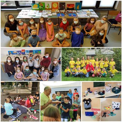 Kinder und Jugendliche im Alter von 5-11 Jahren verbrachten ihre Sommerferien in der Kath. Familienbildungsstätte Andernach.Foto: FBS