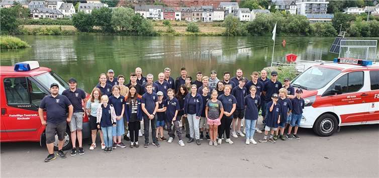Kinder und Jugendliche von Jugendfeuerwehren aus dem Ahrtal haben auf Einladung der Jugendfeuerwehr Biewer einen Ferientag in Trier verbracht. Foto: privat