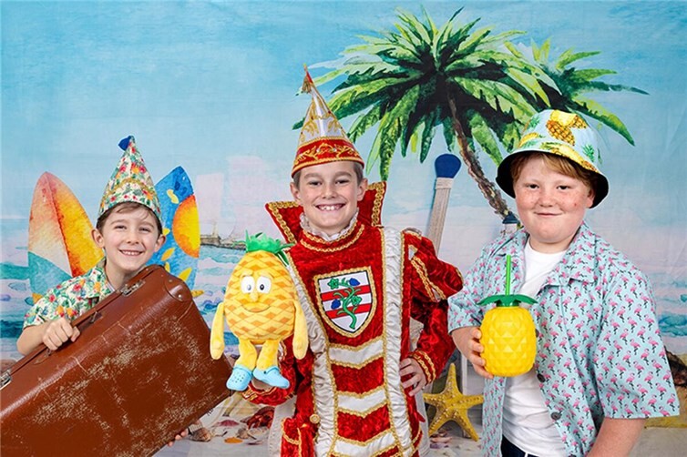 Kinderprinz Joel I. begeisterte in der letzten Session gemeinsam mit seinen Adjutanten Maurice und Nick.  Foto: dietmarwalter|photography