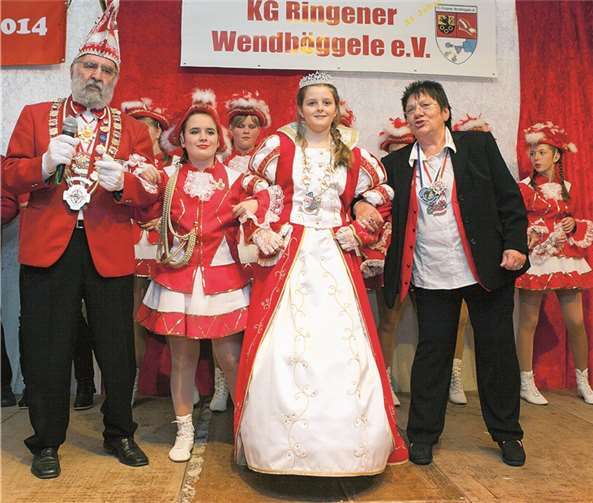 Kinderprinzessin Chantal I. ist die Regentin über die Wendböggele.