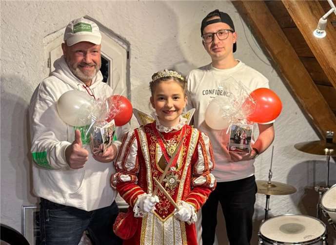 Kinderprinzessin Finja rockte die Sinziger Musikschule.  Foto: privat