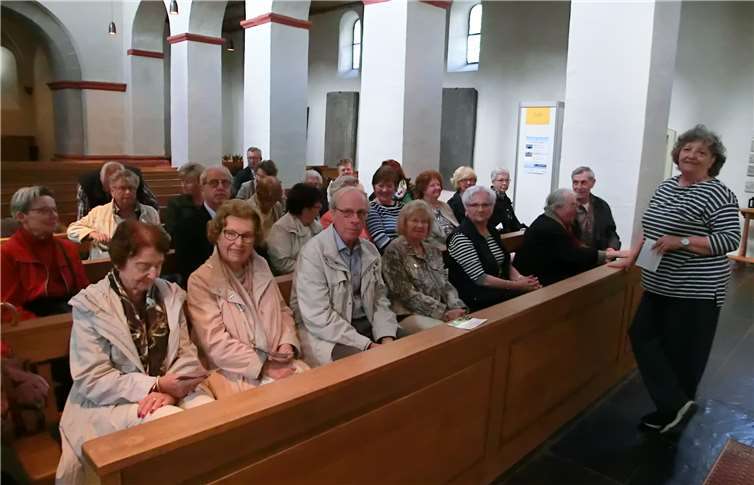 Kirchenführung in Hirzenach. Fotos: Cilli Schabow