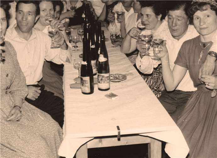 Kirmes in früheren Zeiten.