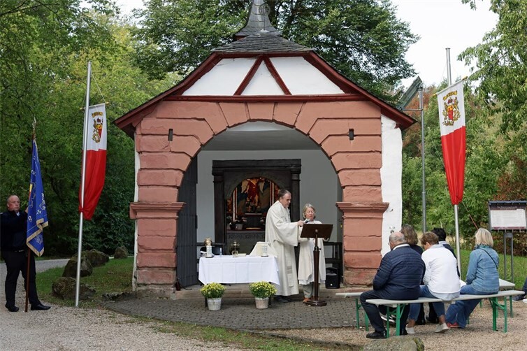 Kirmesmesse an der Schutzengelkapelle