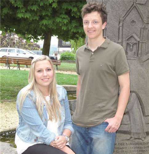 Kirmespaar Laura Piroth und Lucas Schmidt.