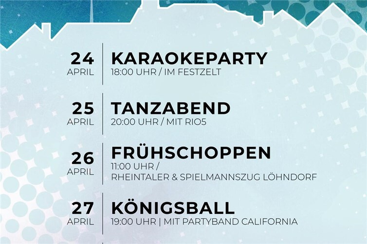 Kirmesprogramm 2026, Löhndorf