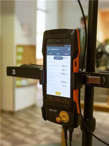 Kita Sonnenschein voller Hightech. Messungen sollen zeigen, ob Luftreiniger in der Praxis wirksam sind.