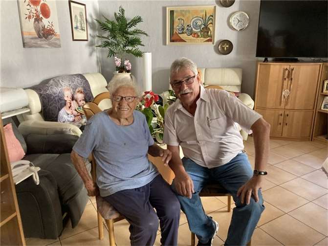 Klara Mohr und Herbert Dott. Foto: Gaby Dott