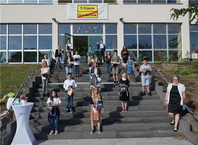 Klasse 4a mit Frau Oster. Fotos: privat