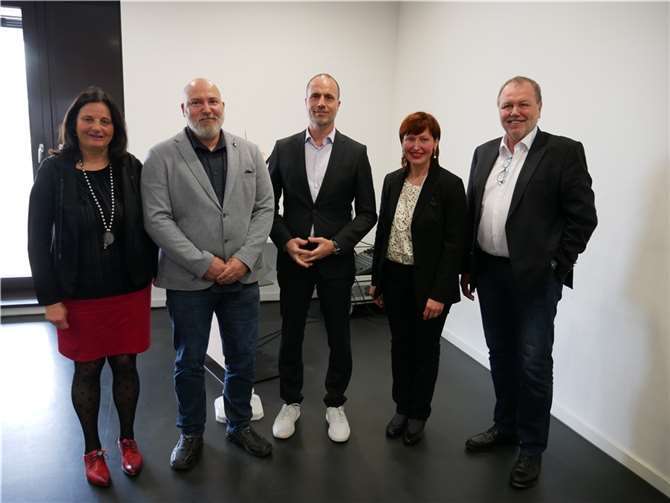 Klaudia Follmann-Muth, Peter Wahlers, Clemens Hoch, Natalja Kreuter, Wolfgang Heitmann.  Foto: Claudia Klemt