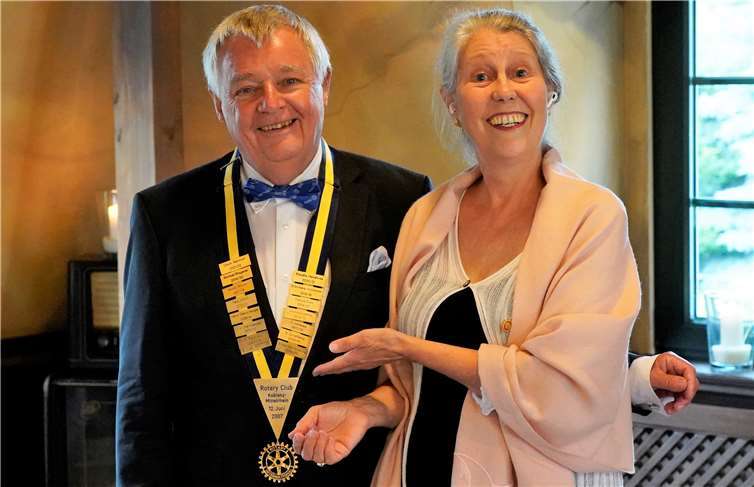 Klaudia Hendricks übergab ihr Amt an Dr. Ulrich P. Hermani.Foto: privat