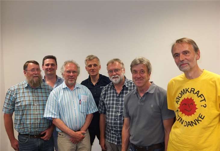 Klaus Brunsmeier (2.v.r.) mit Mitgliedern des Bündnis Klimaschutz Mittelrhein. Thomas Bernhard/BUND