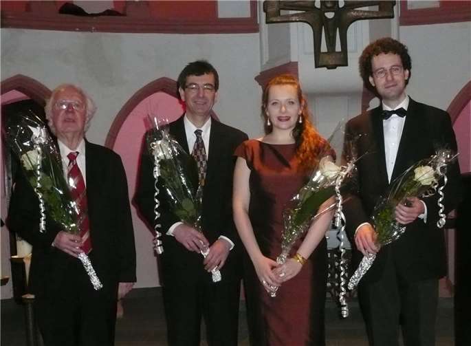 Klaus Büschler, Robert Mang, Florentine Schumacher und Thomas Schwarz. Foto: privat