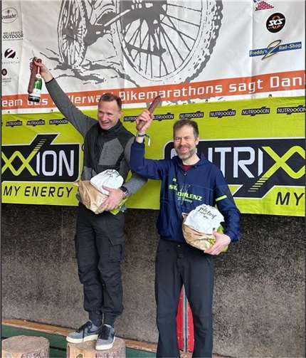 Klaus-Jörg Marzina bei der Siegerehrung. Foto: privat