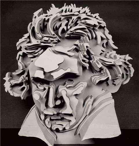 Klaus Kammerichs (*1933), Modell für das Denkmal Beethon in Bonn (1986).  Foto: Beethoven-Haus Bonn (Miriam Fischer)