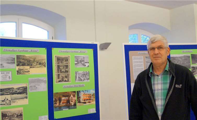 Klaus Layendecker präsentierte seine Ausstellung unter dem Motto „Vom Wilhelmsplatz zur Breitbrücke“.