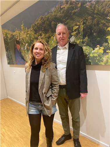 Klaus Meurer (Fraktionsvorsitzender der Kreistagsfraktion) und Natascha Lentes (Pressesprecherin Kreistagsfraktion und Beigeordnete Stadt Mayen). Foto: Marika Kohlhaas