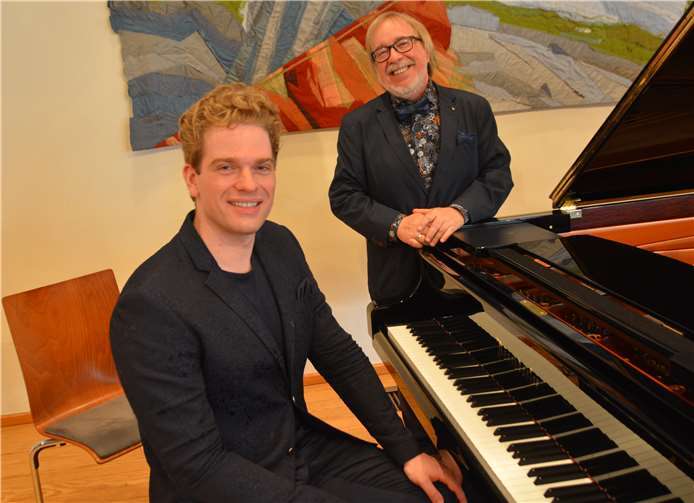 Klaviervirtuose und Komponist: Joseph Moog und Michael Staudt.