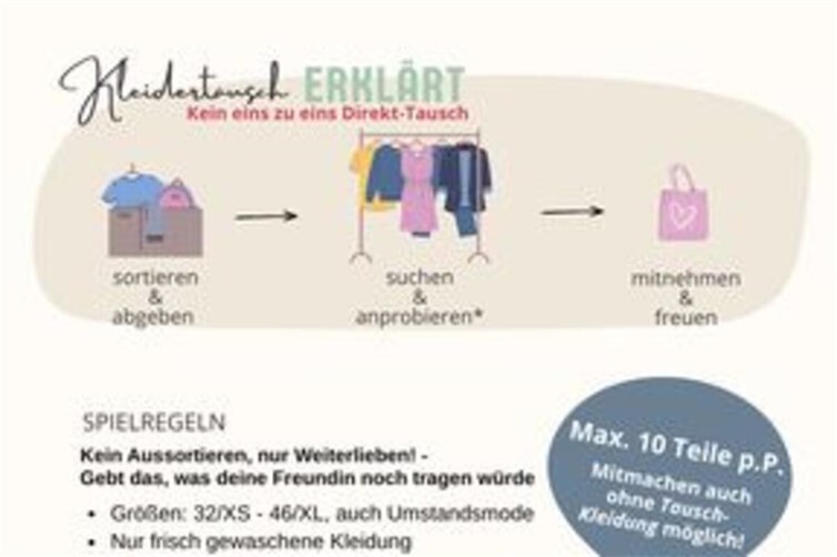 Kleidertausch - macht glücklich  