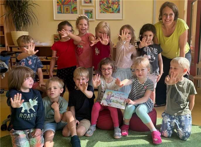 „Klein ganz Groß“ lautete das Motto in der städtischen Kita Pusteblume Löwenzahn.  Foto: privat