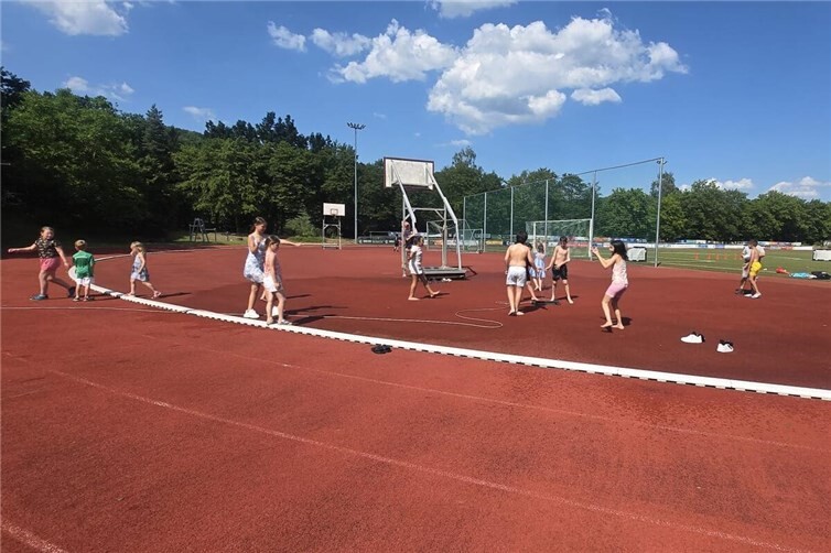 Kleine Abkühlung beim Saisonabschluss.