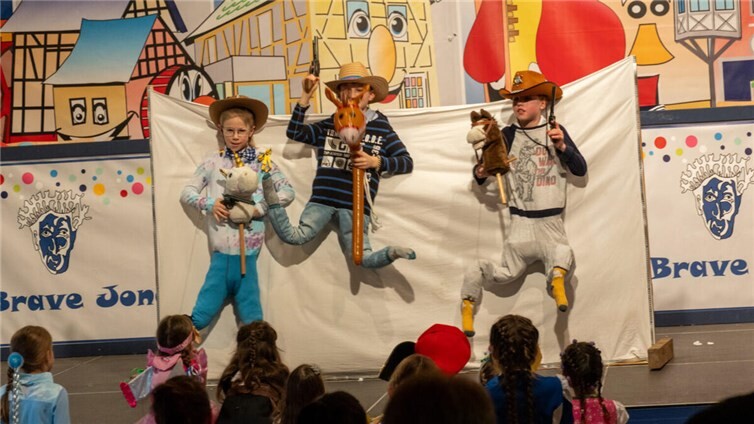 Kleine Jecken ganz groß. 