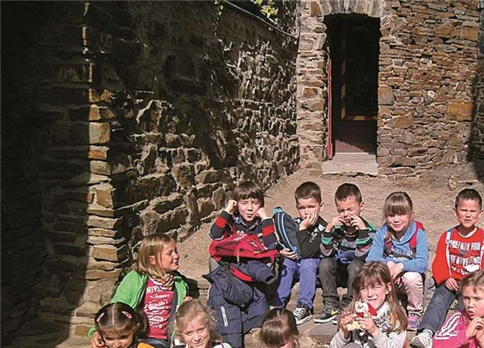 Kleine Pause im ehrwürdigen Gemäuer. privat