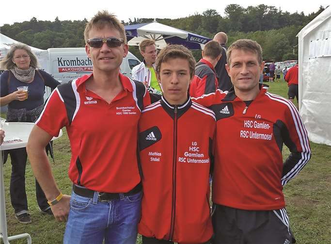 Kleines LG-Team - aber ganz vorne dabei. privat