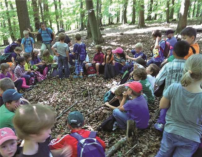 Klettertour und Naturwanderung bereiteten den Schulanfängern große Freude.  Privat