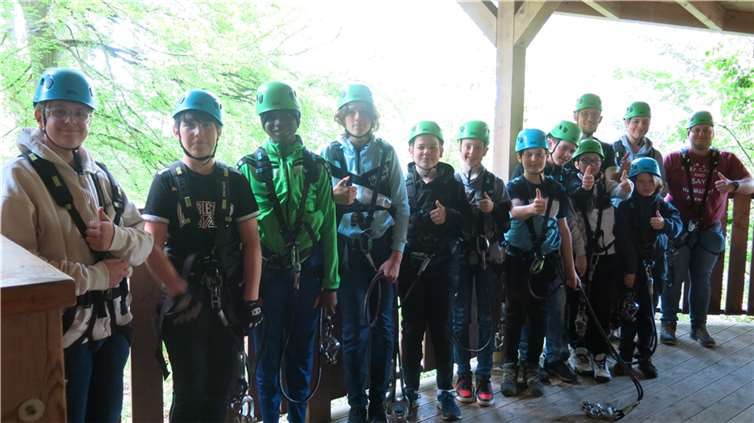 Kletterwald ist angesagt! Quellen: VG Selters