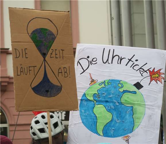 Klimademonstrationen werden oft in Schulen thematisiert.Foto: UK RLP