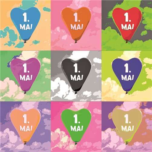Knallig bunt oder schwarz-weiß: Der DGB sucht imposante Bilder vom Tag der Arbeit vergangener Tage. Hauptsache, die Fotos sind imposant. Denn: Der 1. Mai feiert sein 125. Jubiläum. IG BAU
