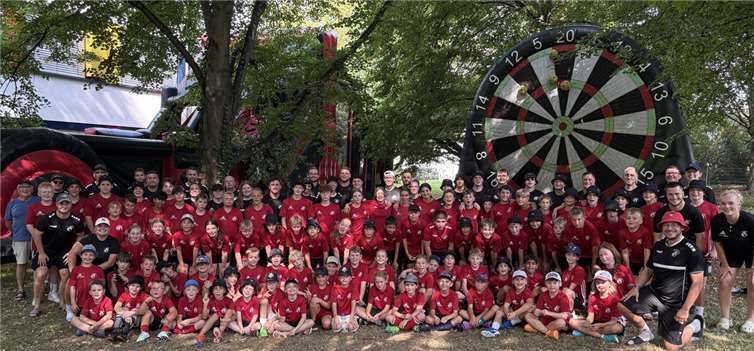 Knapp 100 Kinder – ein neuer Teilnahmerekord - nahmen an der Rübenacher Ferienfreizeit teil.  Foto: FV Rübenach