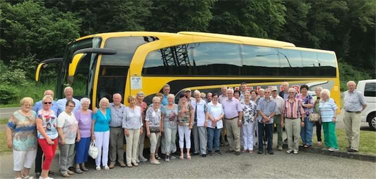 Knapp 40 Mitglieder erkundeten die Besonderheiten der Mosel an diesem schönen und gelungenen Tagesausflug. Foto: privat