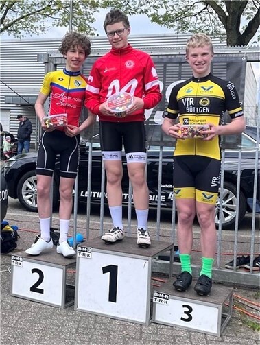 Knapp hat es Niklas Klemmt gereicht für den Sieg.  Foto: Familie Klemmt