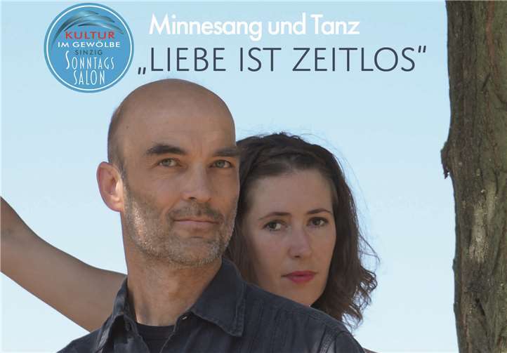 Knud Seckel und Agniezka Kleemann bezaubern mit mittelalterlichen Klängen und Tanz.Kultur im Gewölbe