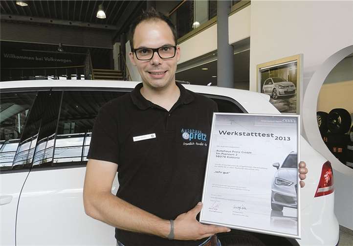 Koblenz-Horcheim. Beim diesjährigen Audi Werkstatttest schnitt das Autohaus Pretz in Koblenz-Horchheim in allen Testteilen mit der Bestnote „sehr gut“ ab. Der Slogan „freundlich, familiär, fair!“ setzt sich hier wieder einmal konsequent durch.privat