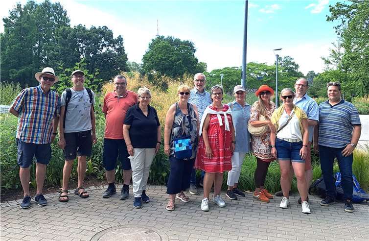 Koblenzer Ausschussmitglieder informierten sich auf der Bundesgartenschau in Mannheim unter anderem über Maßnahmen fürs Stadtklima. Foto: Stadt Koblenz /Andreas Drechsler