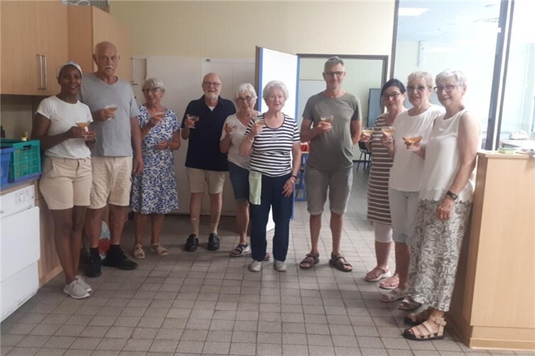 Kochgruppe des Vereins plus/minus 60 aktiv